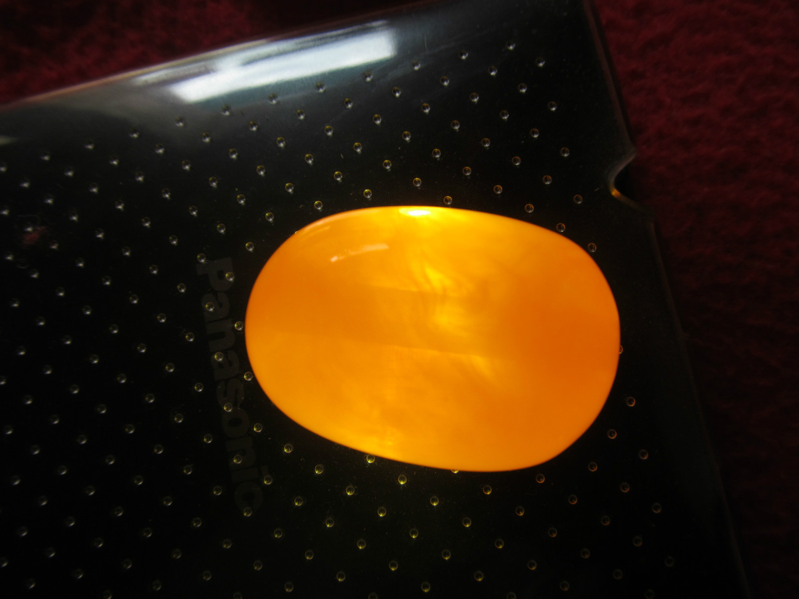 Islamic Butterscotch Big Baltic Egg Yolk Kerba Prayer Bead 29 MM Stone