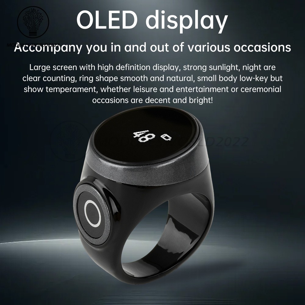 Digital Touch Tally Counter Dhikr/Tasbih/Tasbi/ Tasbee Finger Ring Power Display