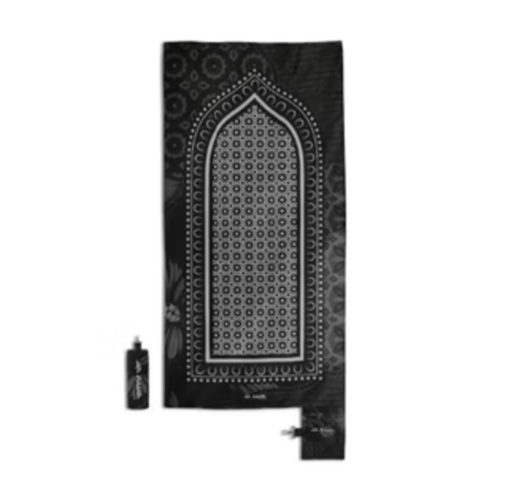 Premium Travel Muslim Prayer Rug + Practical Storage