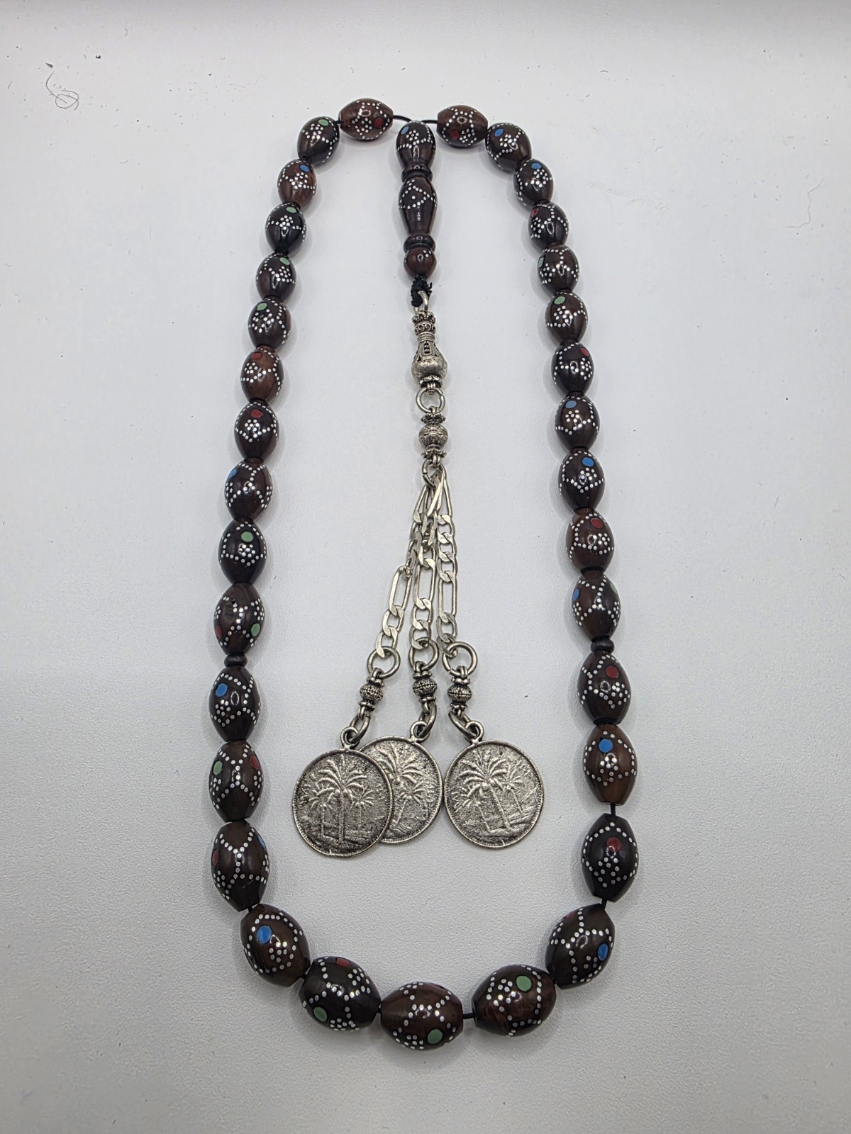 MISBAHA Kuke Kuka Rosary 13×10m مسبحة كوك مطعم فضة