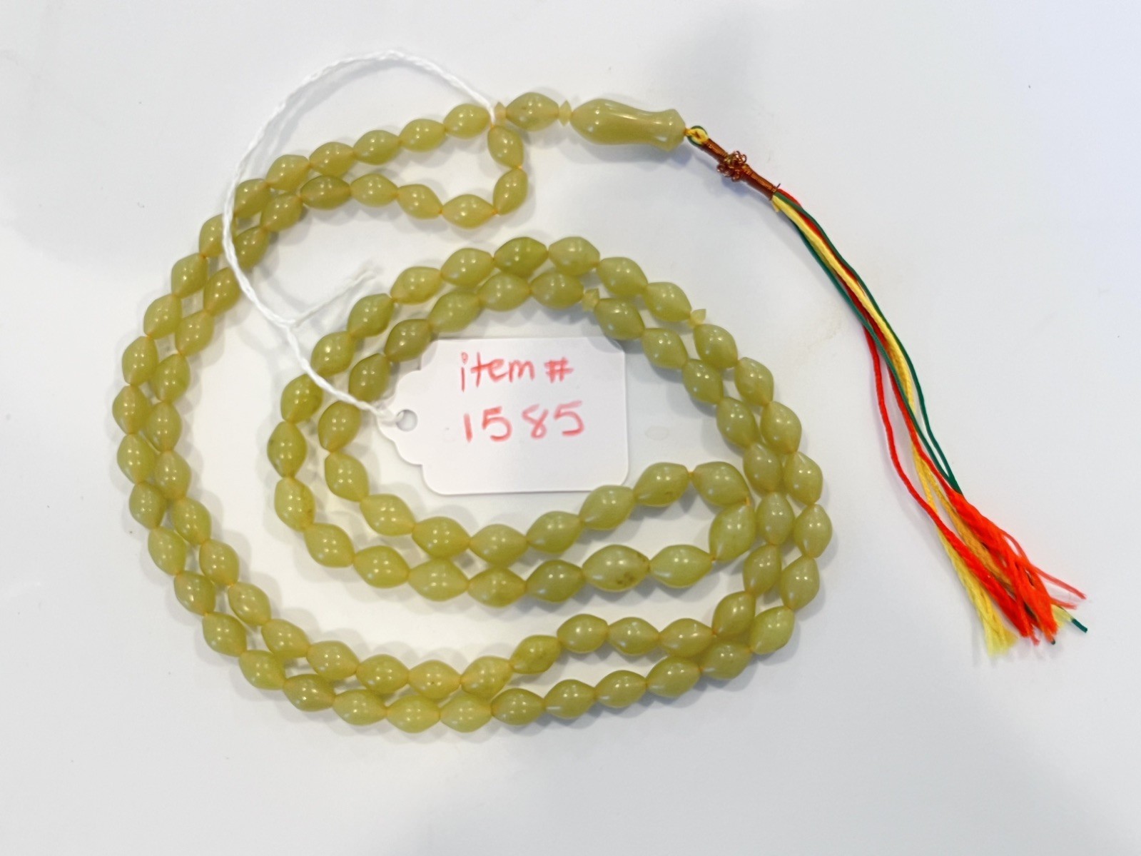 RARE authentic Tasbih Shah Maghsood Prayer Rosary, 24″, 53g تسبیح شاه مقصود