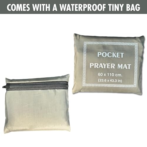 Portable Travel Praying Mat, Muslim Prayer Rug, Foldable Prayer, Pocket Size