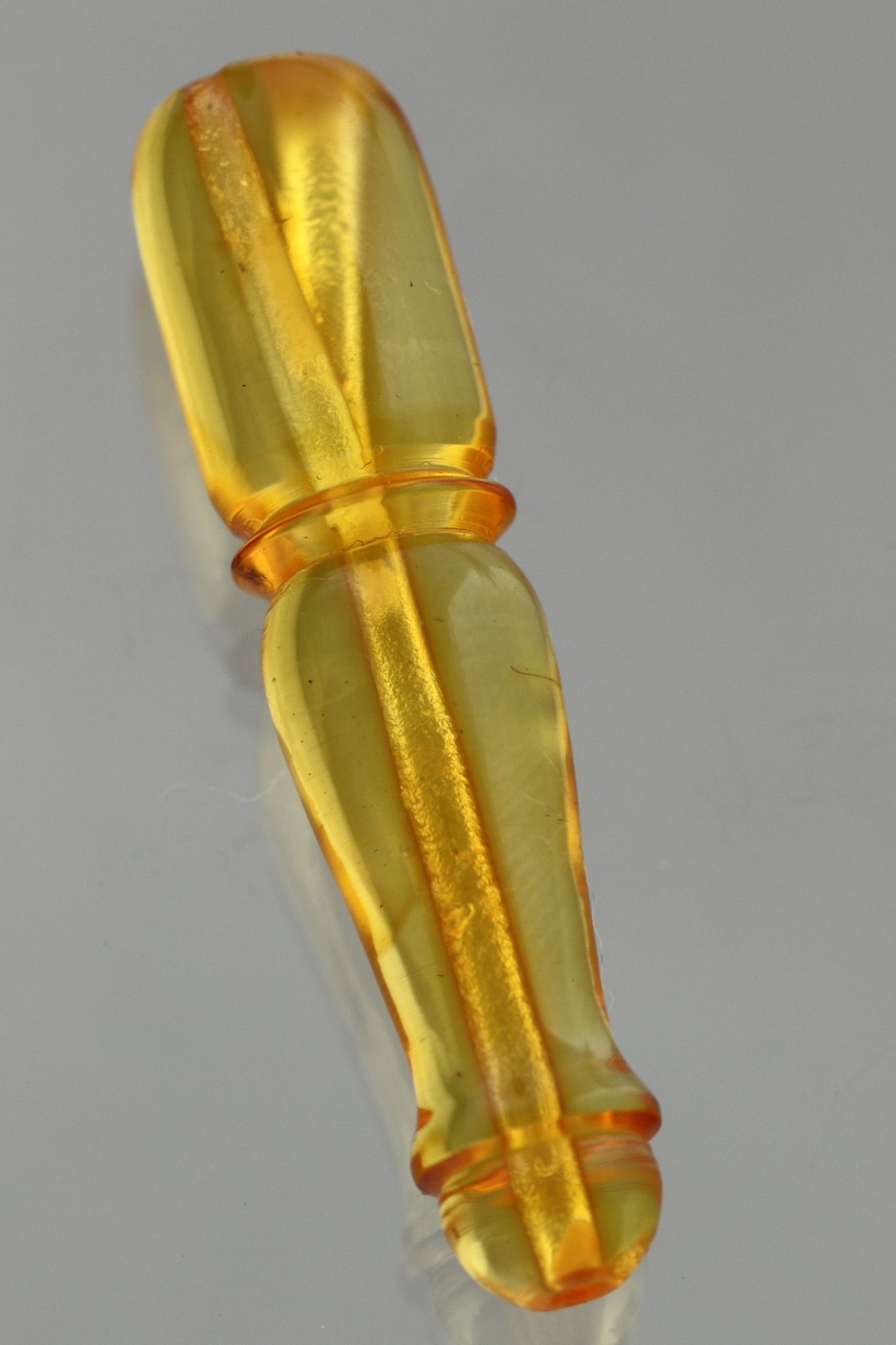 GNAT Fossil Insect BALTIC AMBER Islamic Prayer Imam Minaret TASBIH 2g 260521-12