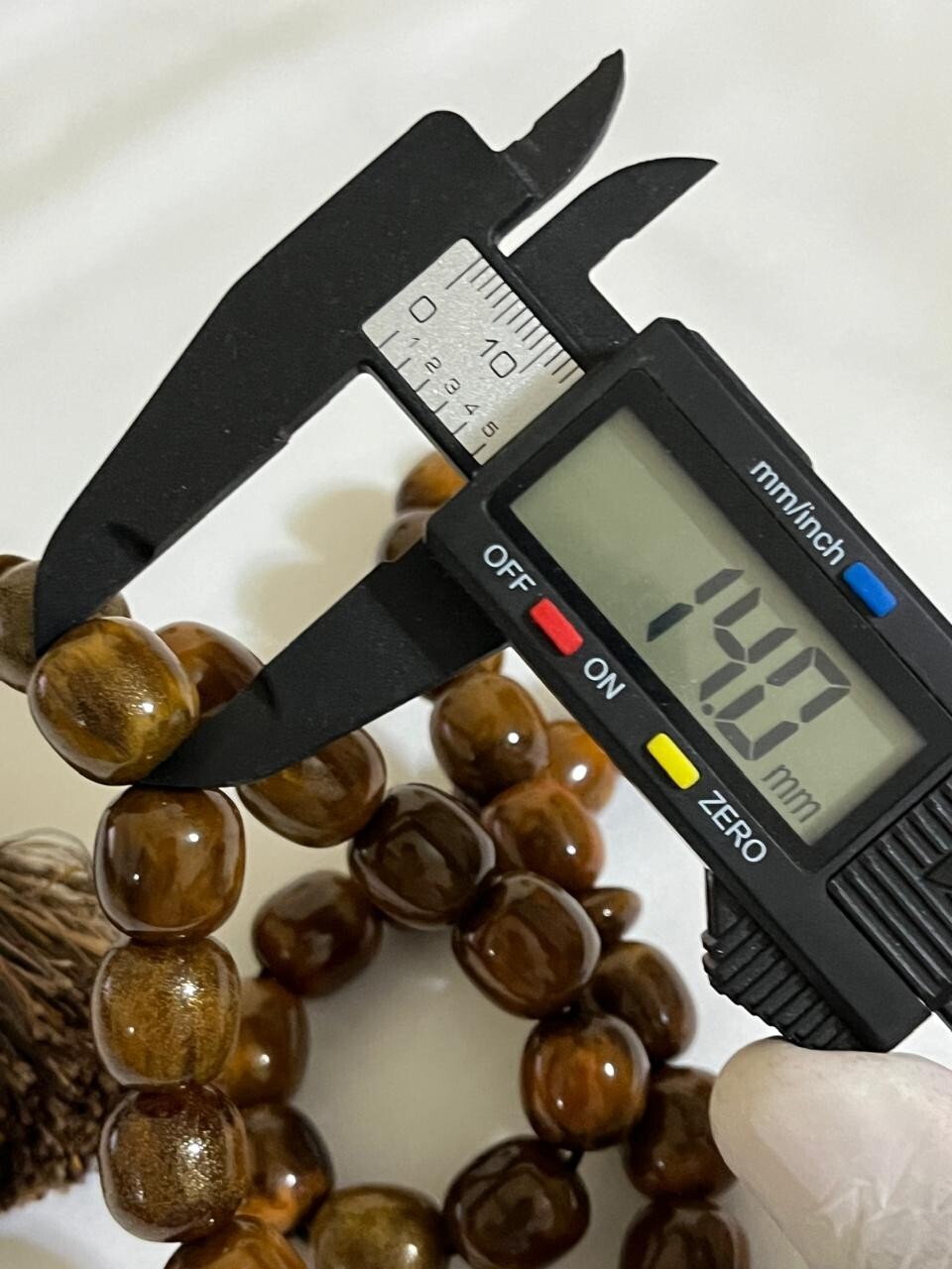 Genuine Old Germany Cherry Amber Rosary 33 سبحة مسكي الماني عكروكي منجمة نوادر