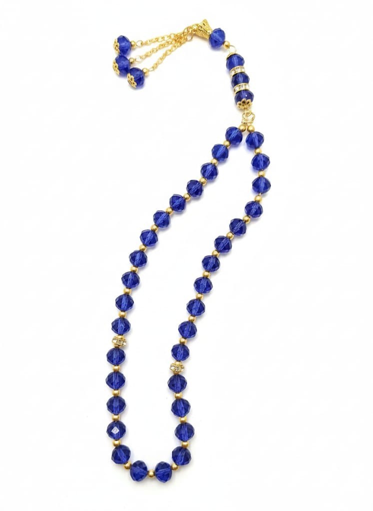 Royal Blue Misbaha 33 Islamic Prayer Beads Tasbih Tesbih Dhikir مسبحة تسبيح