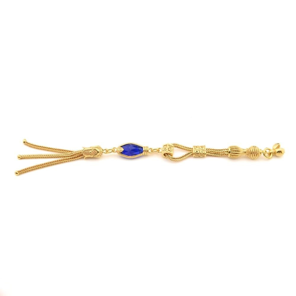 Gold Plated 925 silver Metal tassel Islamic Prayer Beads Misbaha Tesbih 710633B