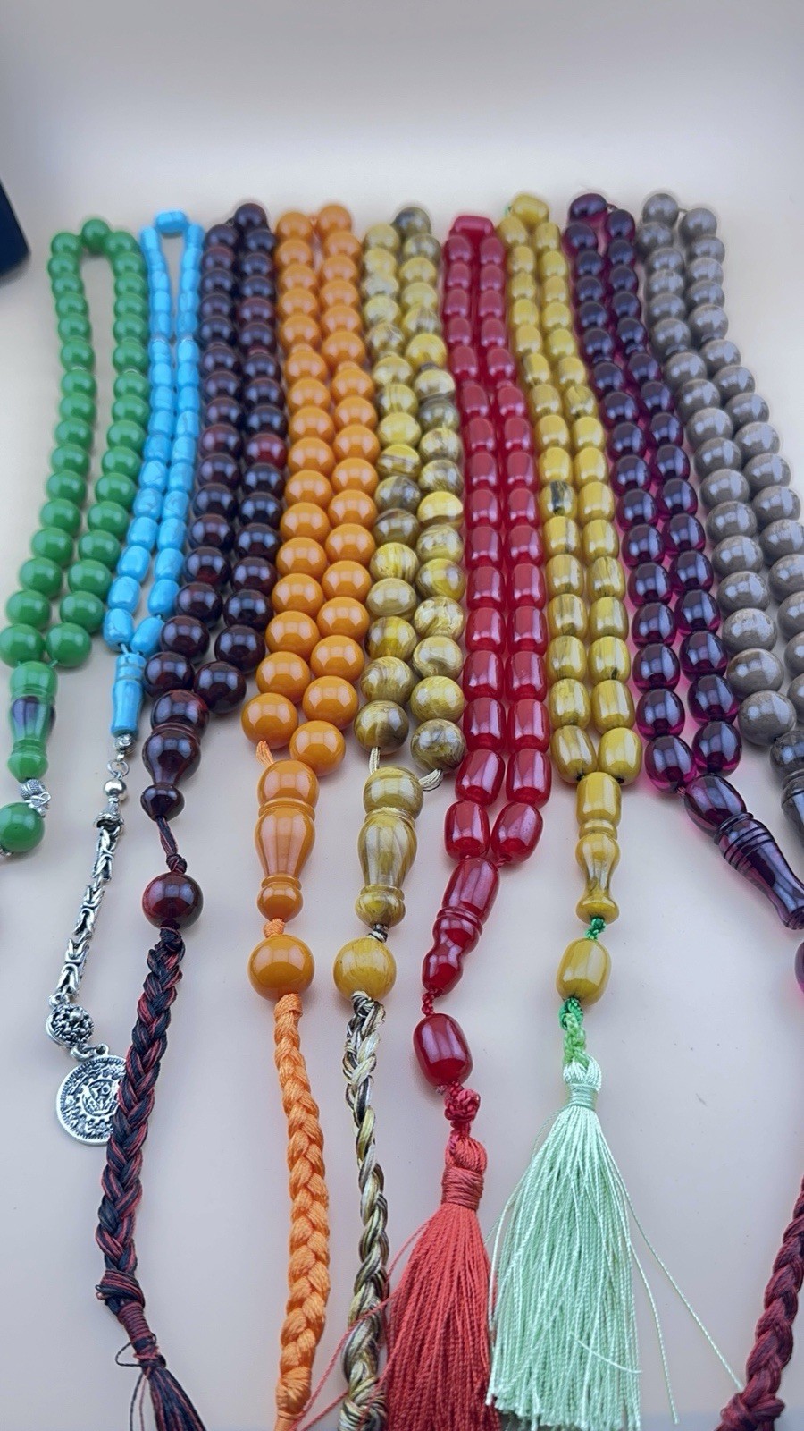 LOT OF 9 Faturan,Misky,Turquoise Wholesale Price مسابح فاتوران ومسكي اسعار جملة