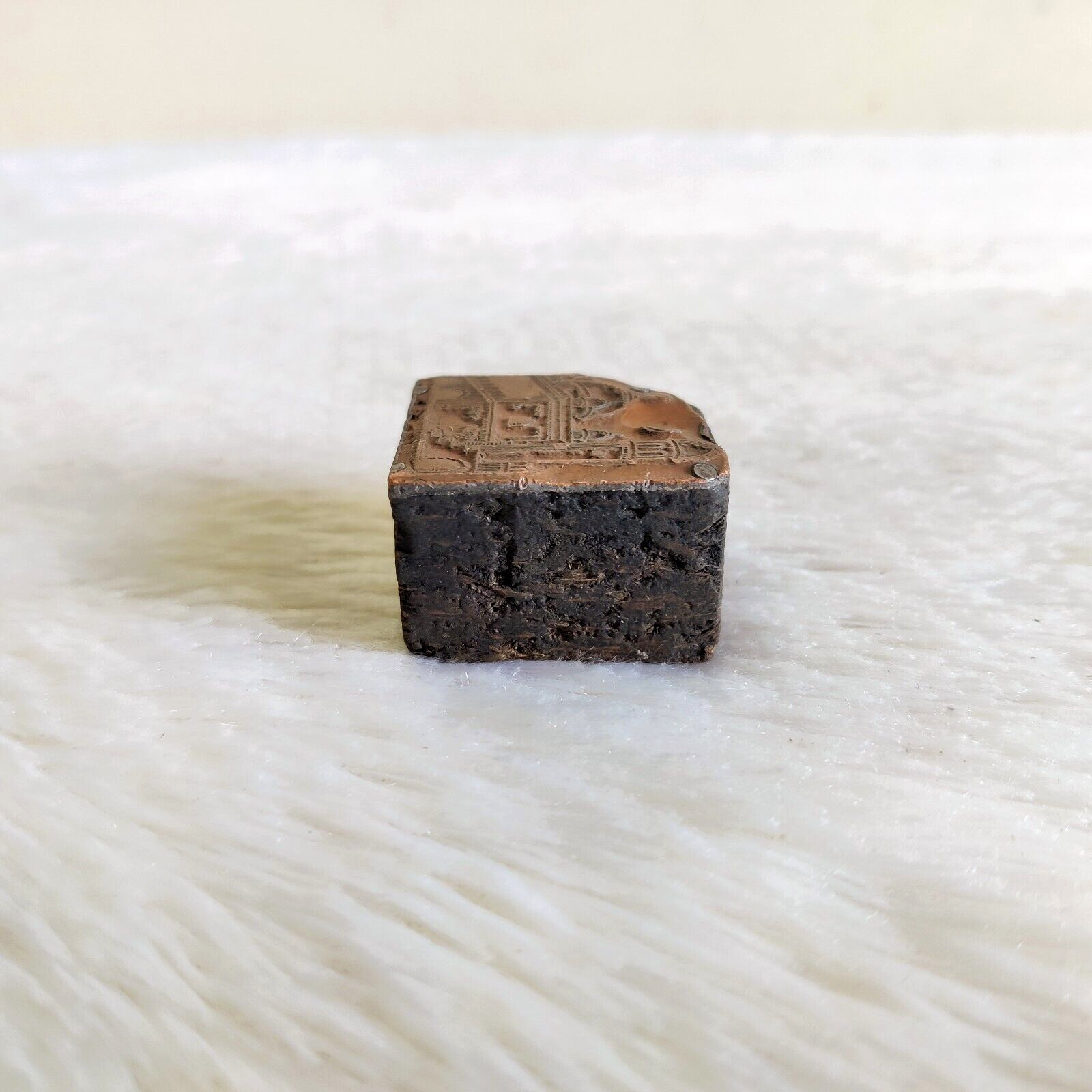 Vintage Old Islamic Mosque Metal Wooden Printing Rare Stamp Seal Decorative 55
