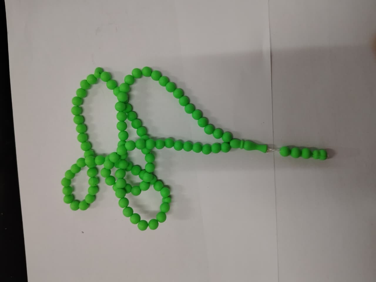 Green Musk Prayer Beads 99 Beads Islamic Tasbih Misbaha Tesbih Free Shipping
