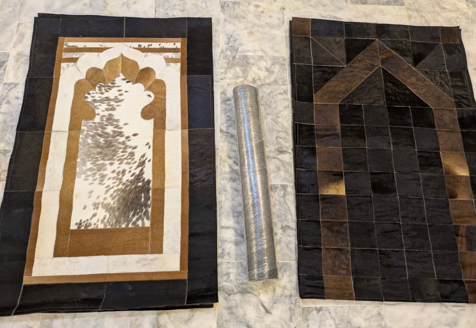 Muslim Prayer Cowhide Mat Pilgrimage Carpet Muslim Praying Rug