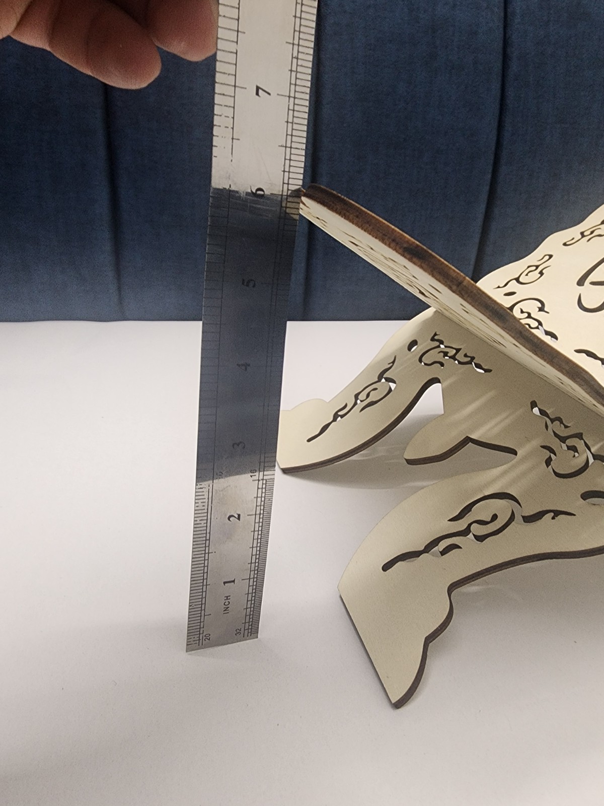 Handmade Wooden Quran Stand Rehal – Laser Cut Carved Rihal – Eid Ramadan Gift