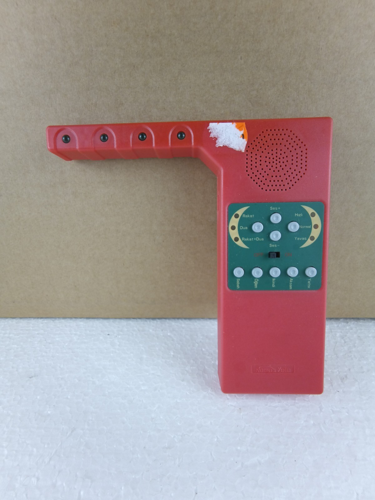 Vintage Red Islamic Prayer Counter Ses Hesap Makinesi Rekat Dua Tasbih Electroni