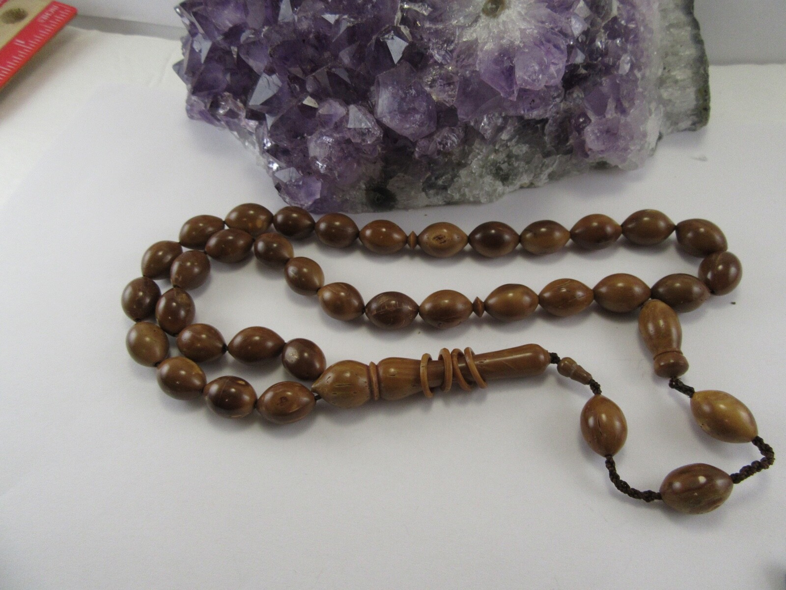 Prayer Beads-Coco-Kuka-Rosary-masbaha-tasbih 33 beads oval النارجيل