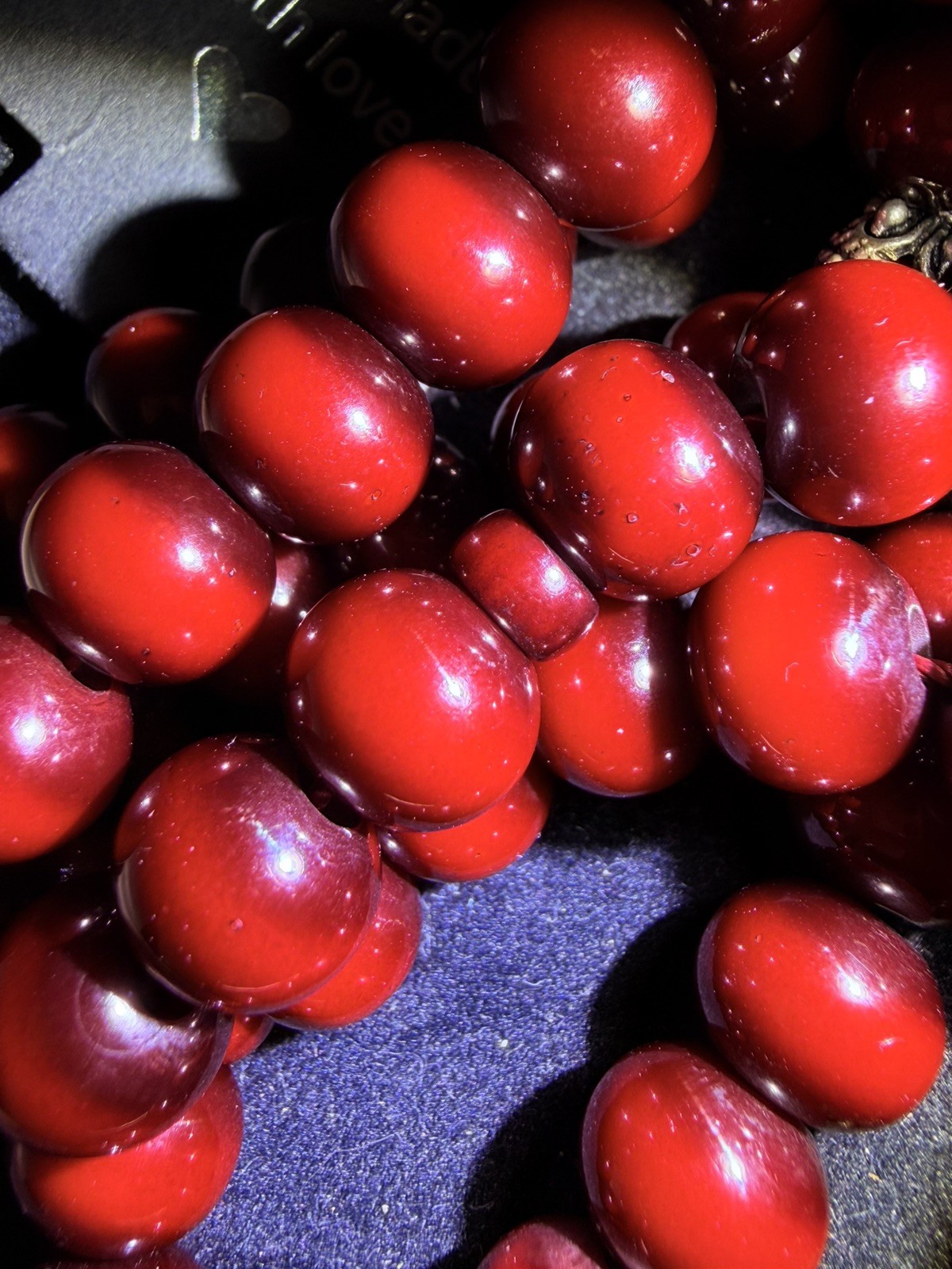 Old Sandalus 45-bead Islamic Prayer Rosary Tasbih N737 مسباح فاتوران شرابة فضة