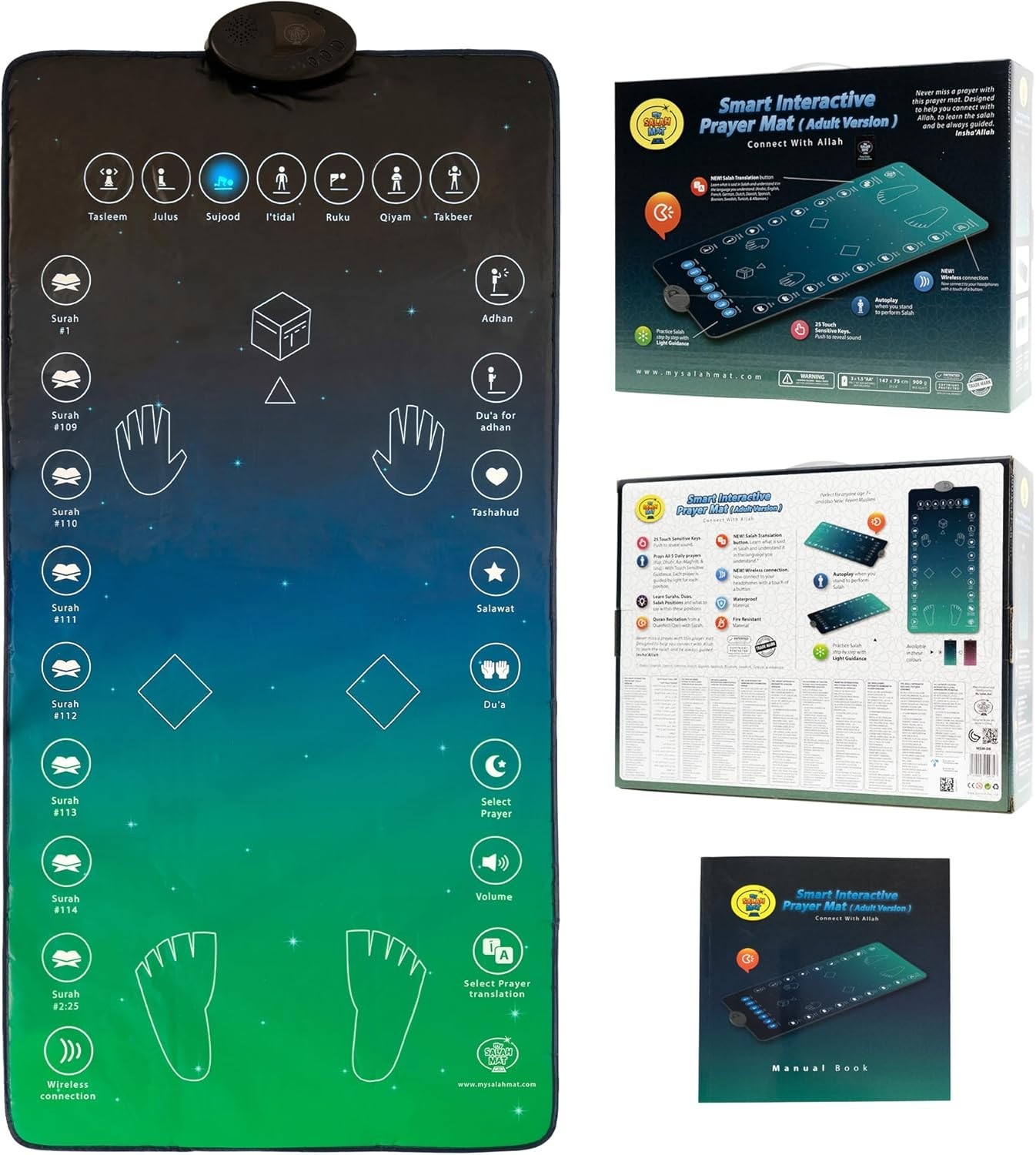 Waterproof and Fire-Proof Interactive Prayer Rug for Modern Spiritual Practices