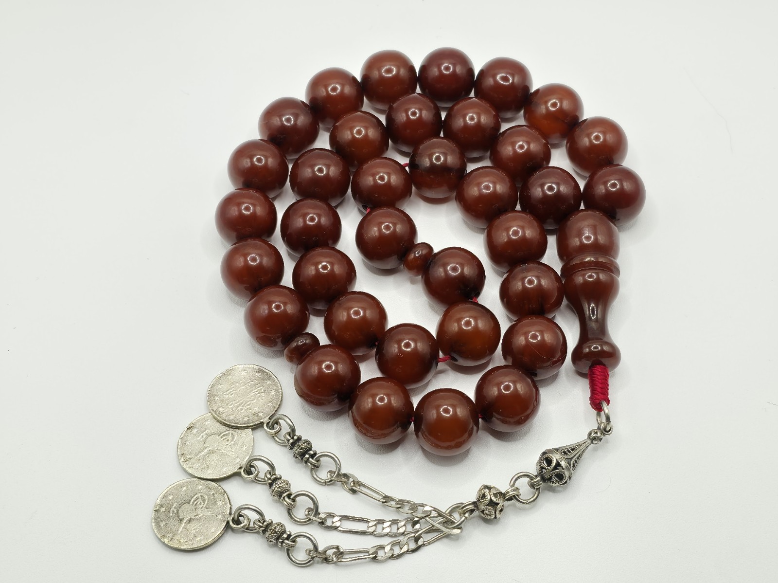 33 BEADS 14mm, Faturan , MISBAHA سبحة مسبحة فاتوران مكحل .مسباح