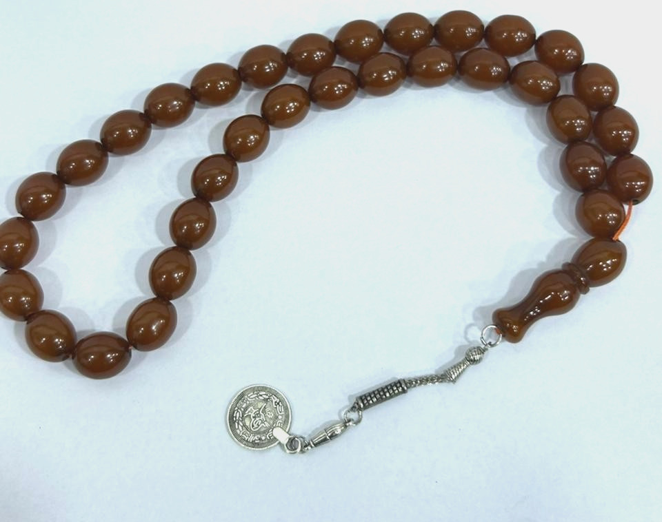 ISLAMIC PRAYER BEADS | MUSKY FATURAN | 33 PIECES | HANDCRAFTED