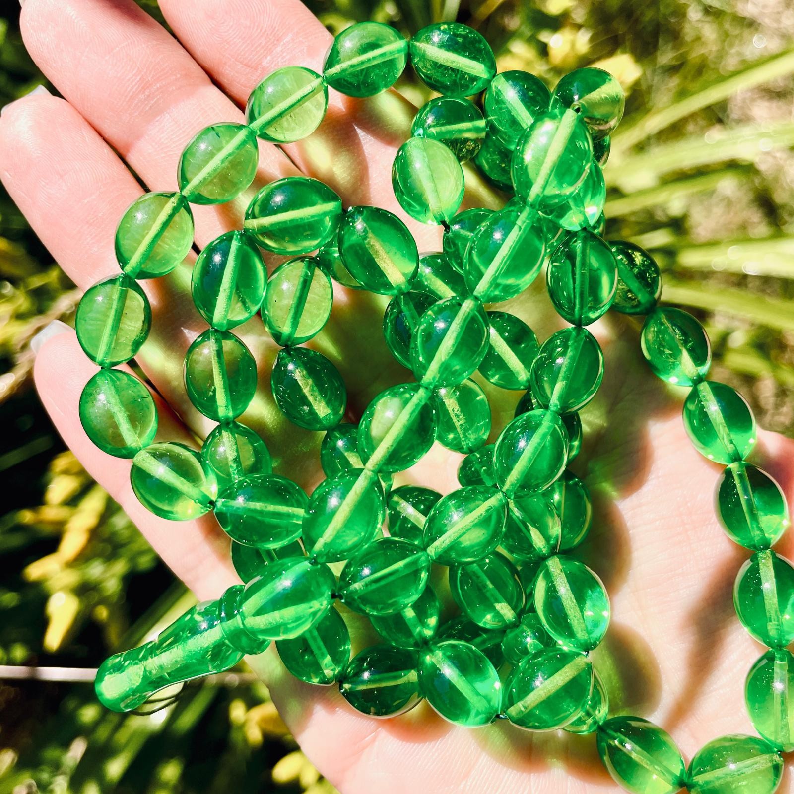 🎥 Baltic Amber Islamic Prayer, Green Olive Beads Rosary