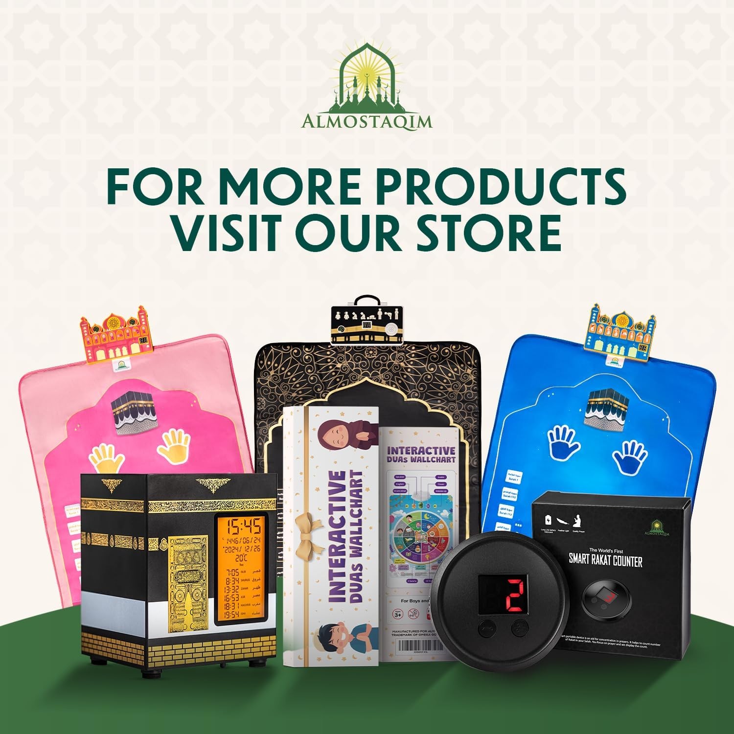Digital Interactive Prayer Beads, Electronic Islamic Educational Misbaha with To
