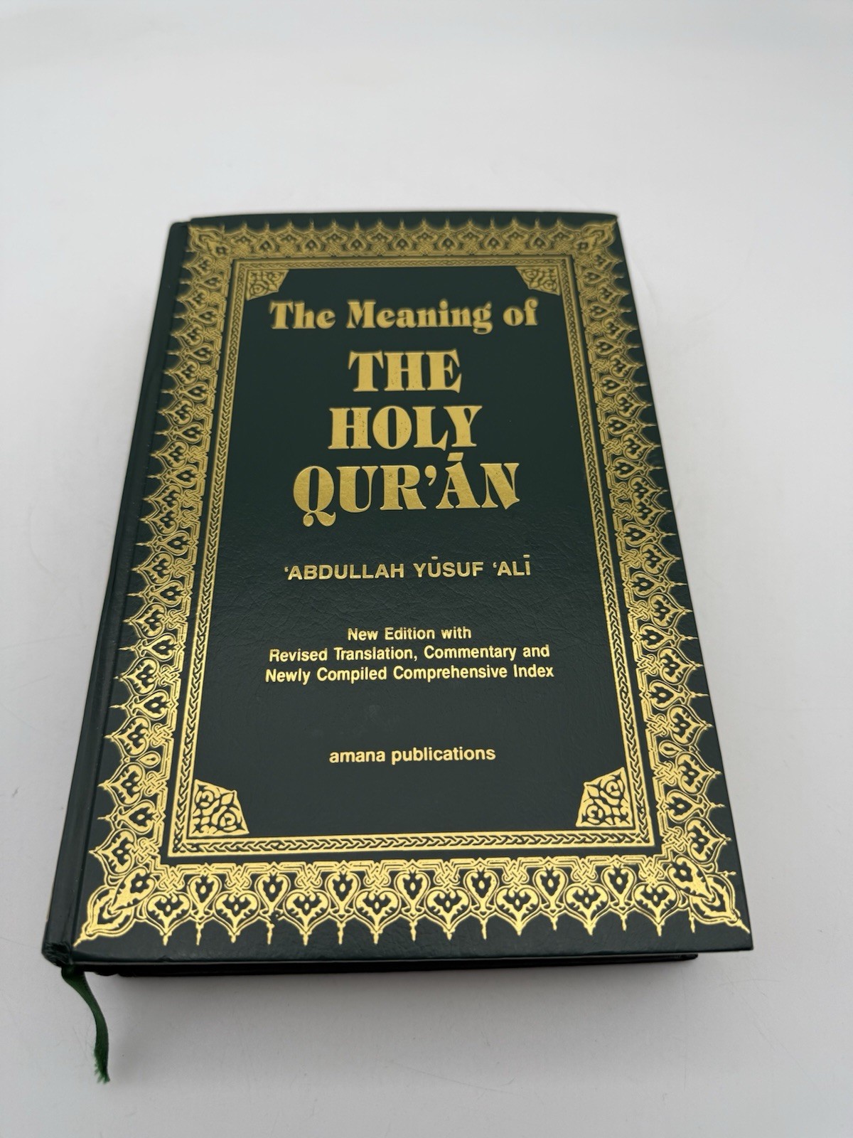 The Meaning of The Holy Qur’an (2002) Amana ABDULLAH YUSUF ALI Arabic Book ISLAM
