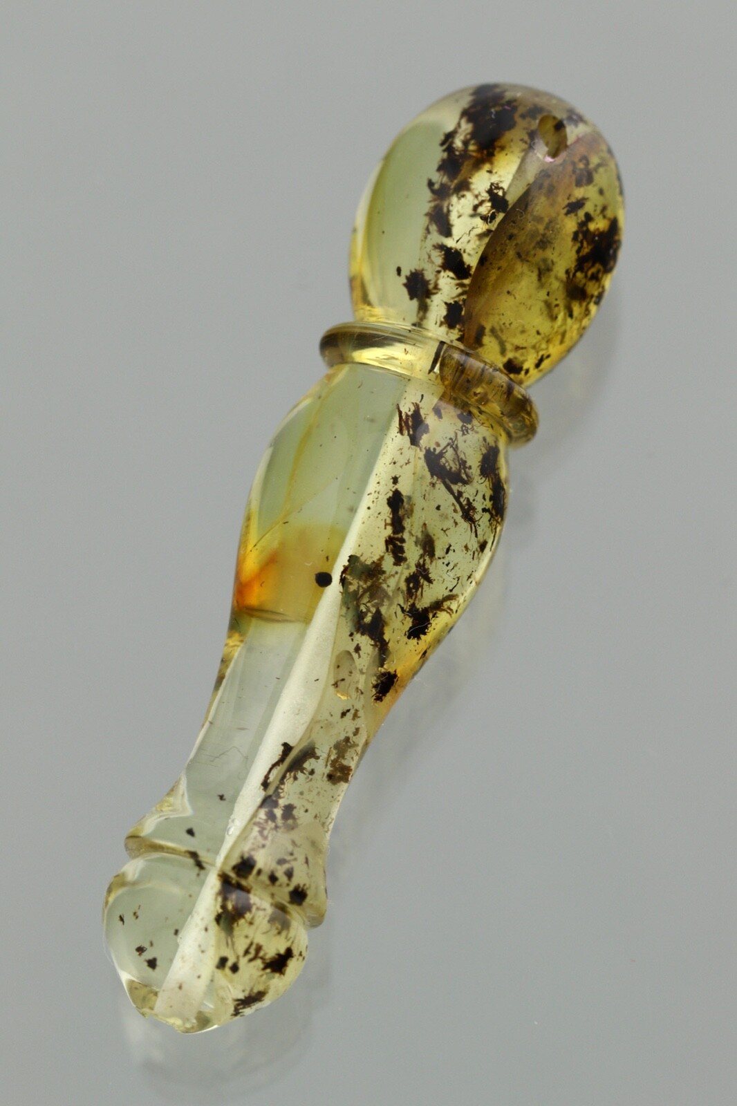 BALTIC AMBER Islamic Prayer Bead Imam Minaret TASBIH 48x12mm 3.8g 220104-4