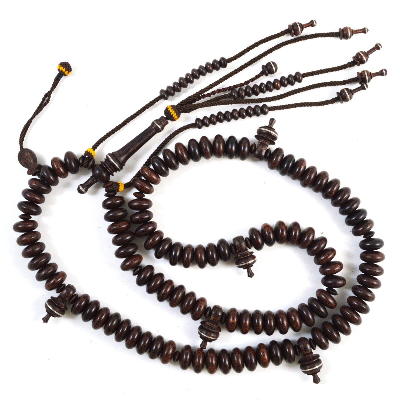 Limited Edition Large Polished Tamarind Wood Handmade Sufi Tijani Prayer beads