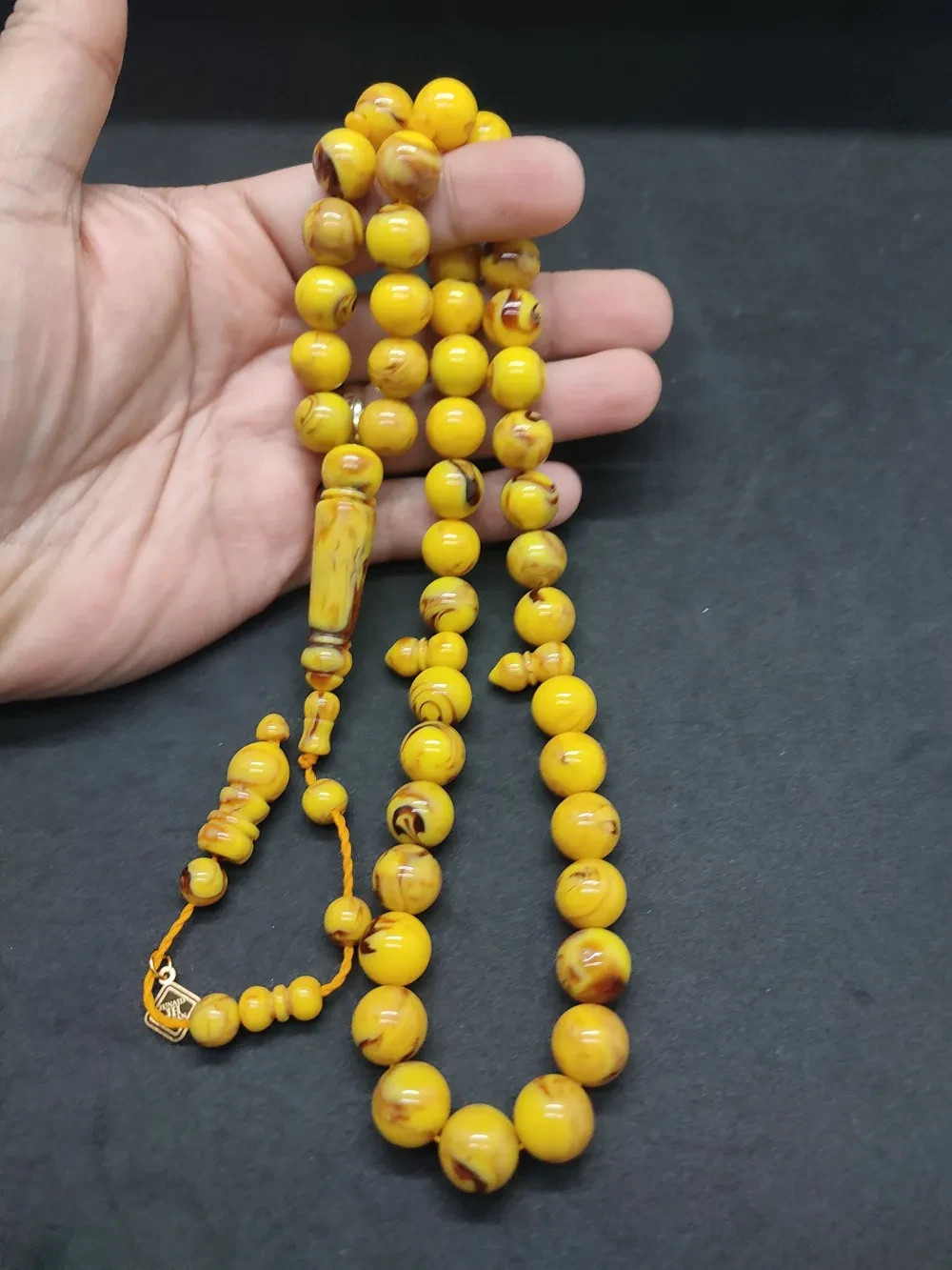 Islamic Prayer From the Old Obej to Catalin Rosary. 12*12 mm.45 beads.Tasbih