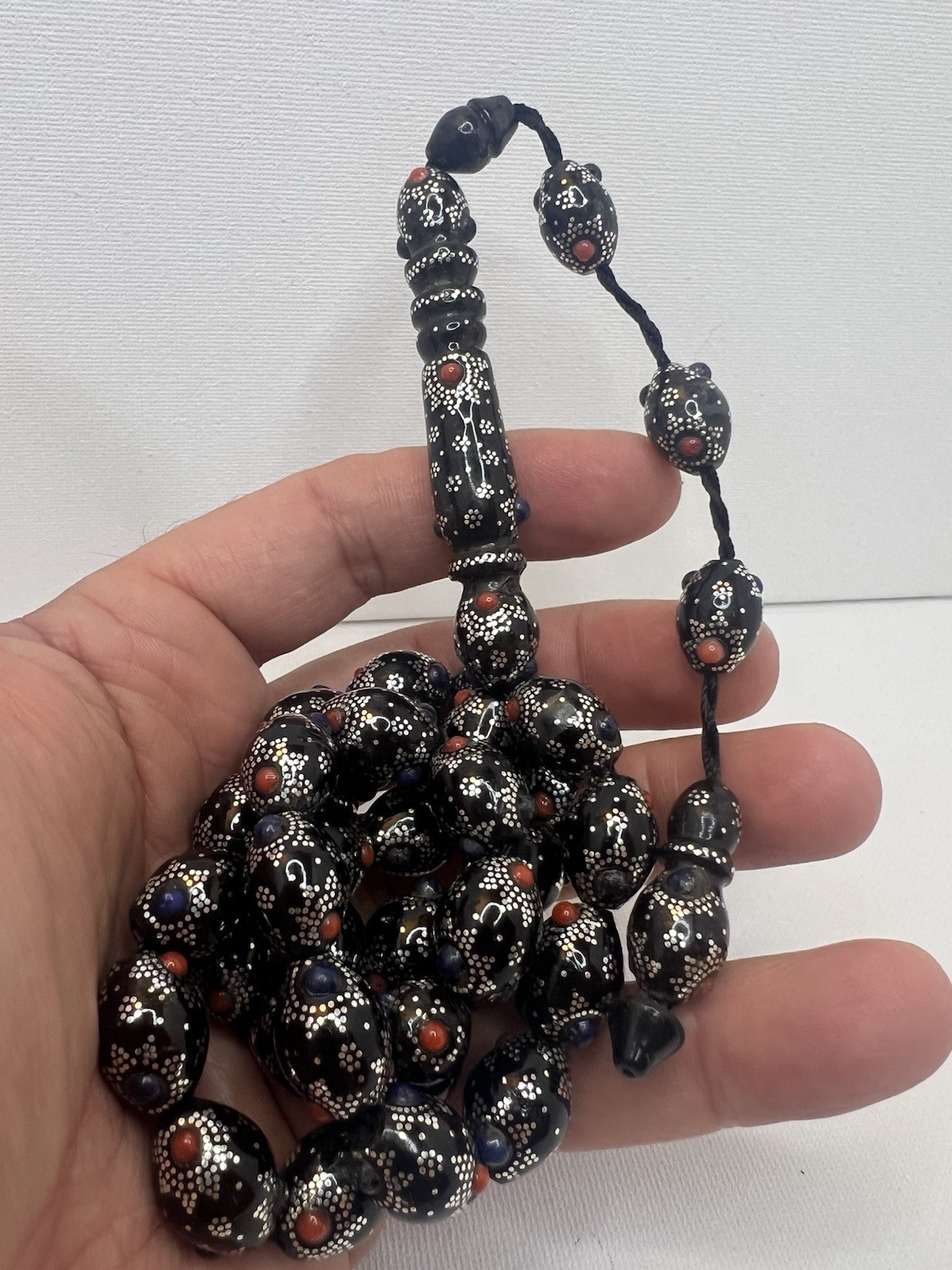 VIP Black Coral Yusuri Red Sea Mesbah by Tarzan مسباح يسر طرزان مرجان وعقيق