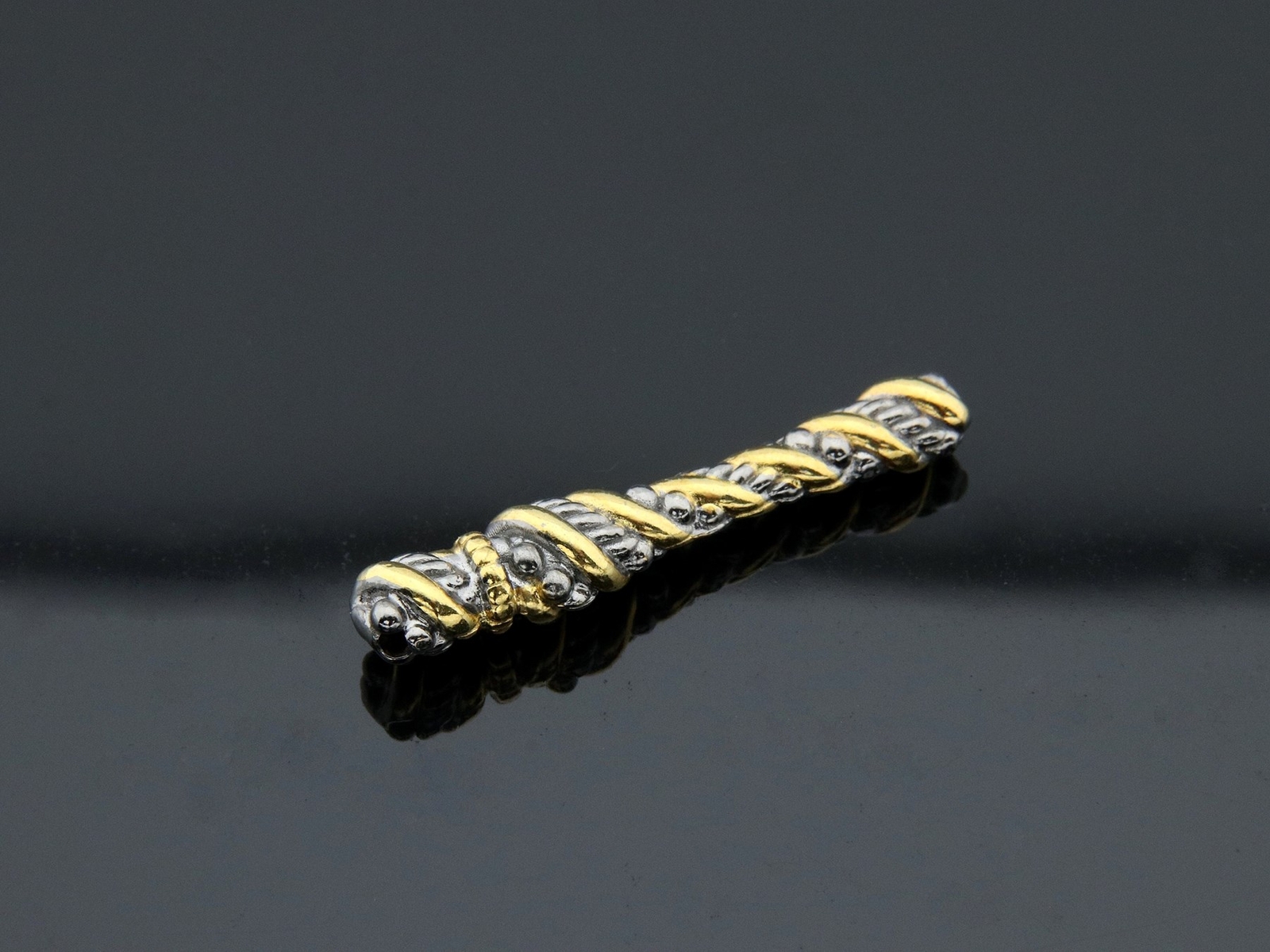 Gold and platinum plated imam 925 silver for Prayer Beads Misbaha Tesbih 610206
