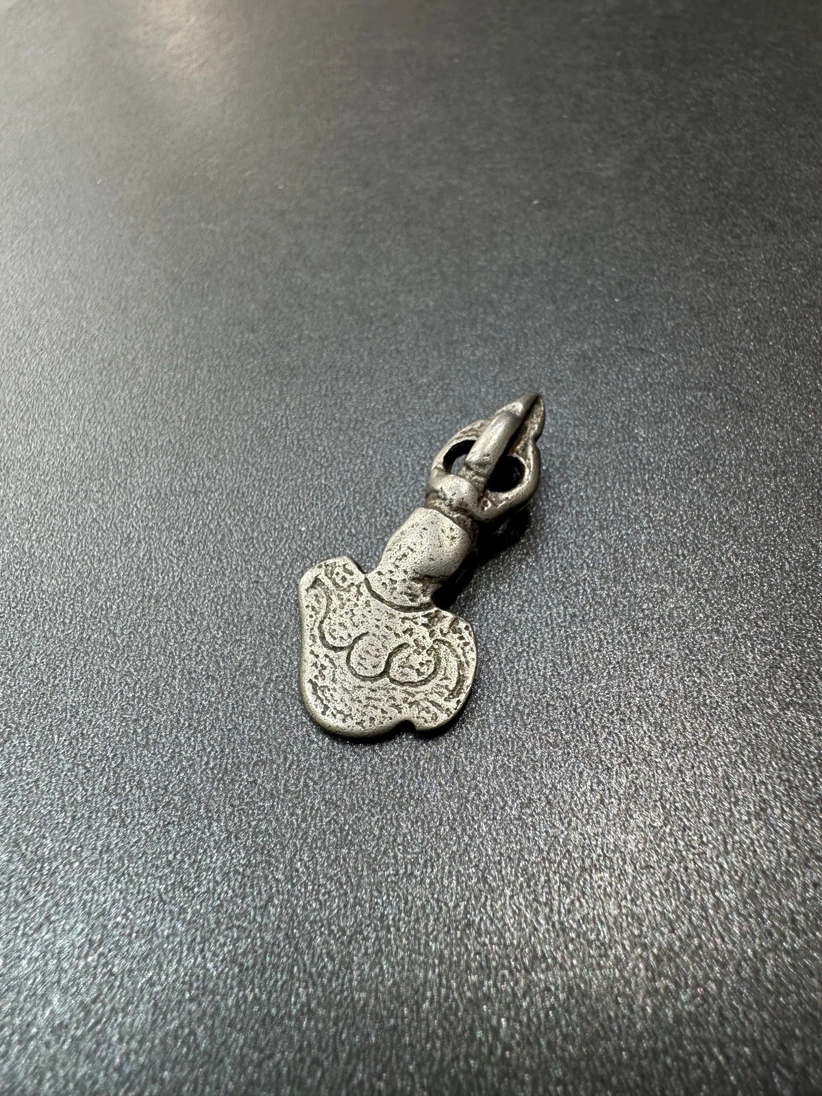 Tibetan Thokcha Vajra Pendant | Antique Style Sky Iron Amulet | Buddhist Protec