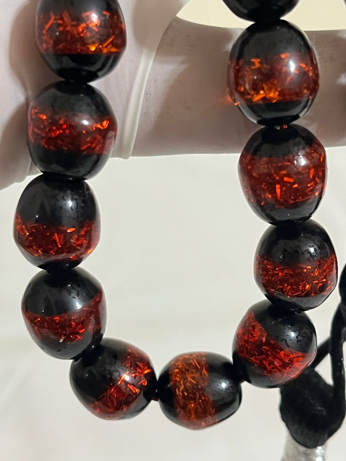 Antique Bakelite Rosary 33 سبحه بكالايت انتيك بيت عنوز منجمة خراطة يدوية نوادر
