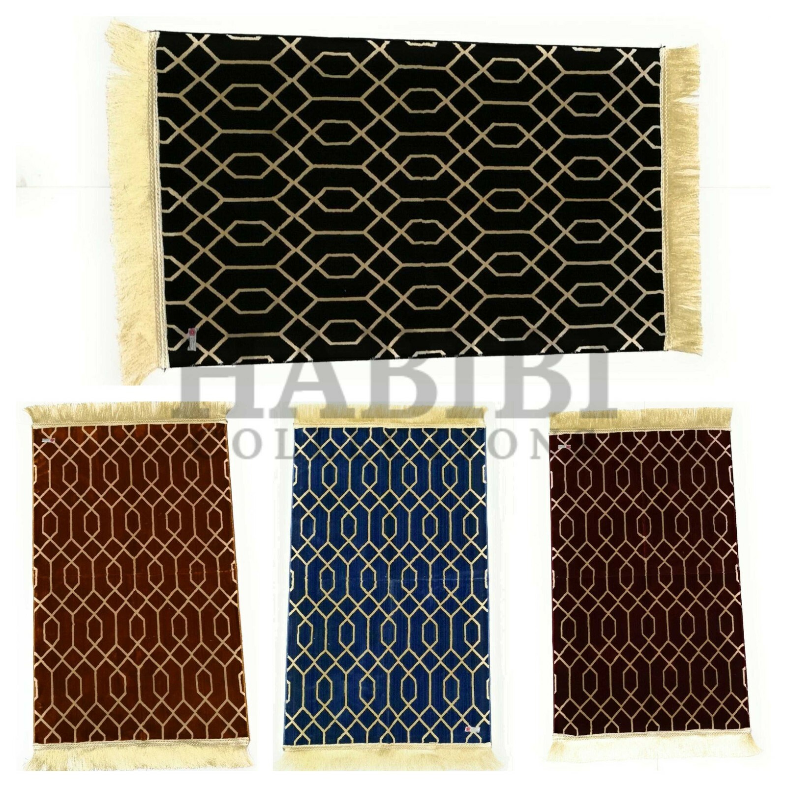 Extremely Thick islamic Prayer Mat.janamaz.musalla.soft High Quality. 1200+grm
