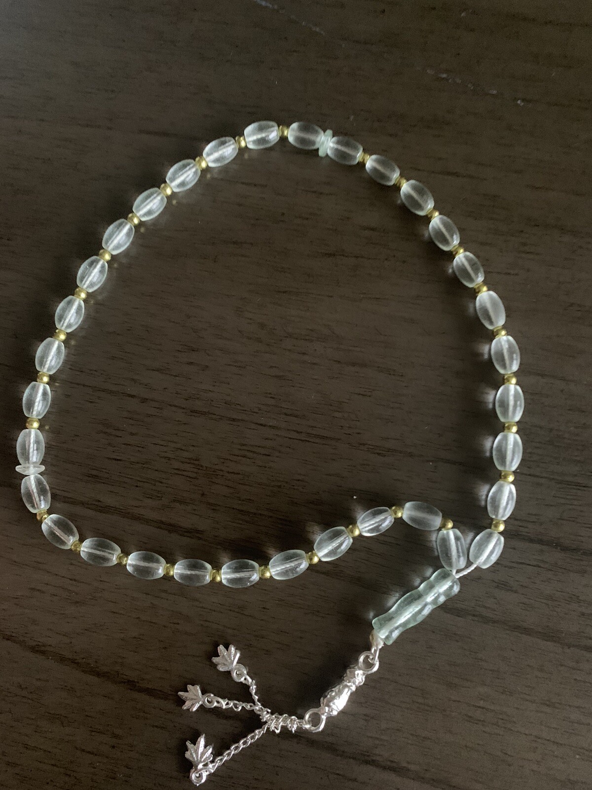 Islamic Muslim Prayer 33 Clear Beads Misbaha Tasbih Subha Tesbeeh Masbaha Golden