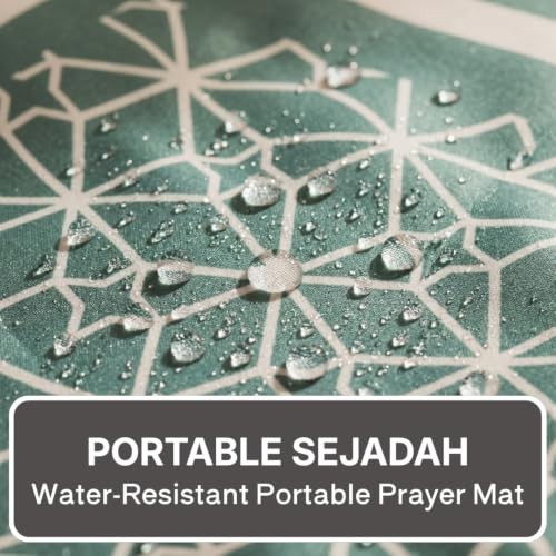 Portable Travel Prayer Mat Water Resistant Polyester Foldable Lightweight for
