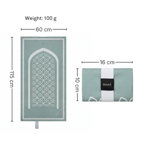 Portable Travel Prayer Mat Water Resistant Polyester Foldable Lightweight for
