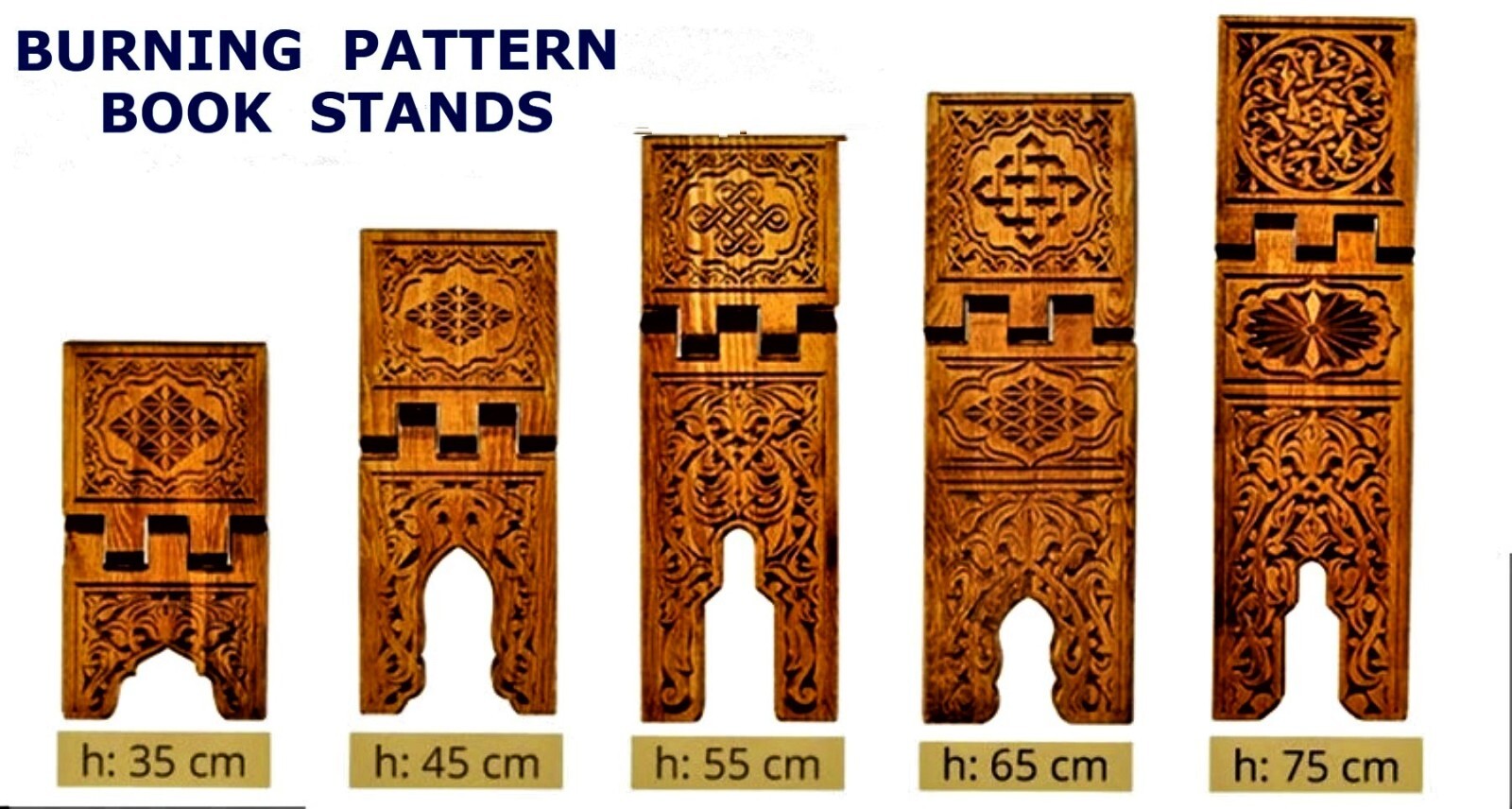 25.5” Wooden Folding Quran-Bible-Torah Stand,Handmade,Christmas gift