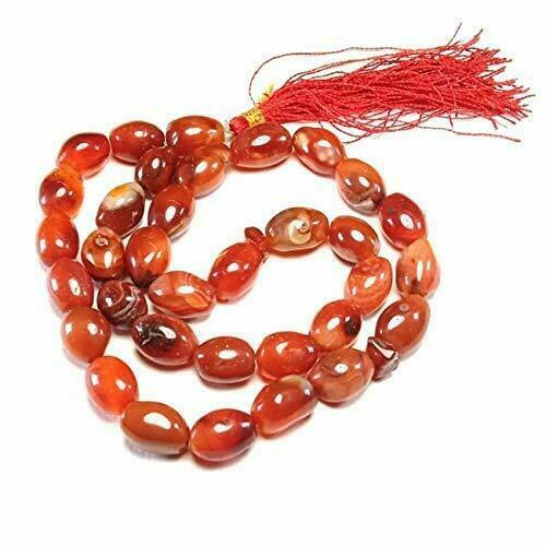 Natural Red Carnelian Islamic Prayer Beads-Worry Beads Tasbeeh