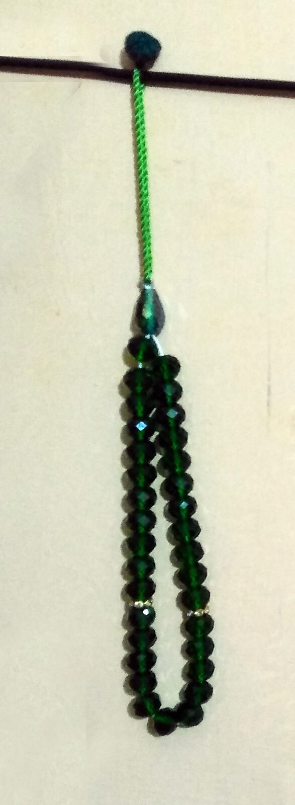 ISLAMIC 33 BEADS TASBIH TASBEEH WORRY CRYSTAL STONE BEADS ROSARY 10 MM