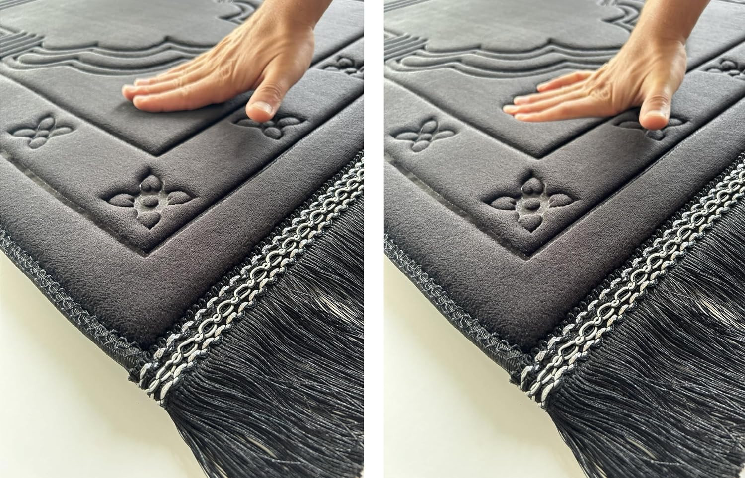 Luxury Memory Foam Prayer Mat – Thick Orthopedic Sajadah for Eid & Ramadan