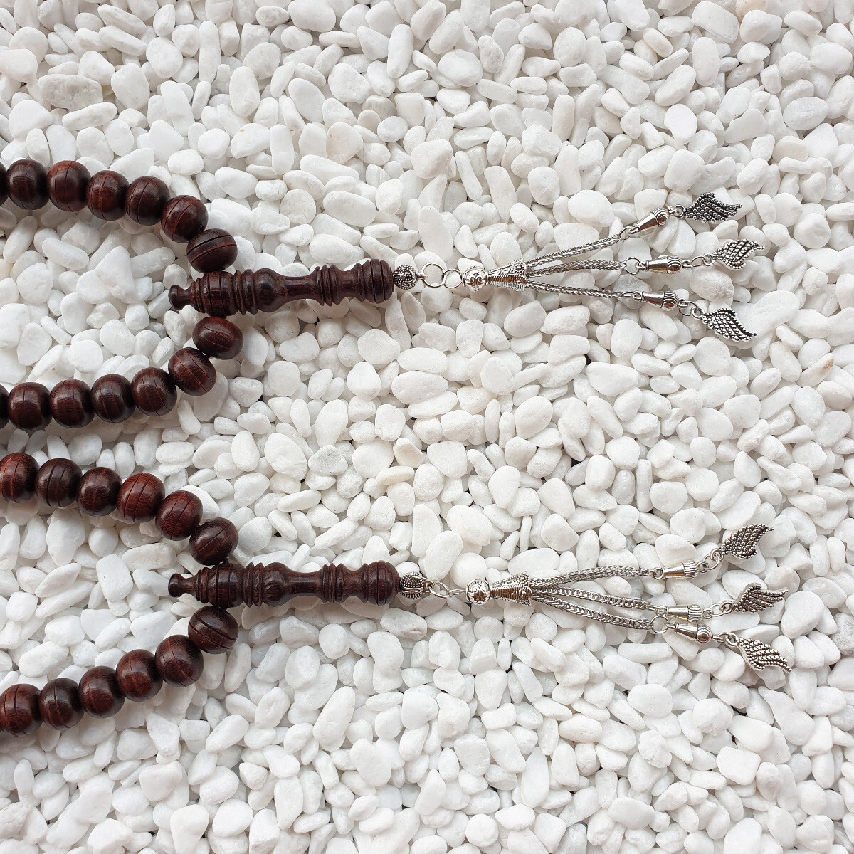 12 MM Misbaha Tamarind Heartwood Tasbih Tamarindus Indica 33 Dhikr Beads