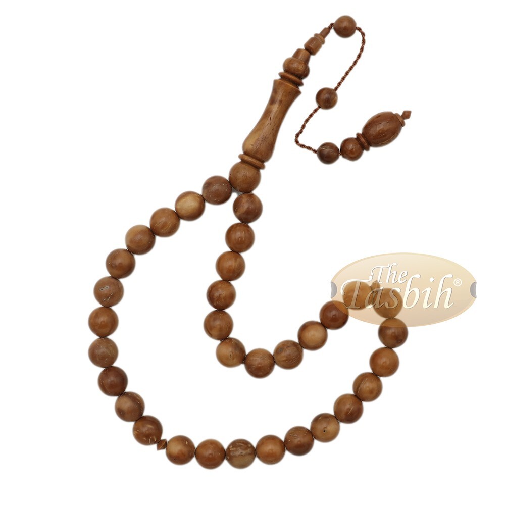 Genuine Kuka Seed 33-ct Tasbih Prayer Beads – 10 mm round Bead Muslim Misbaha