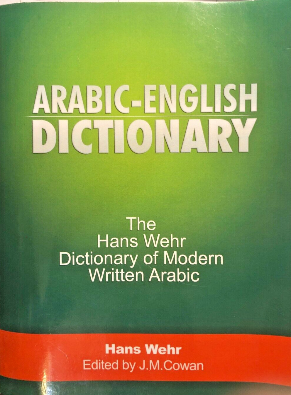 ARABIC-ENGLISH DICTIONARY of Modern Written Arabic Hans Wehr #121