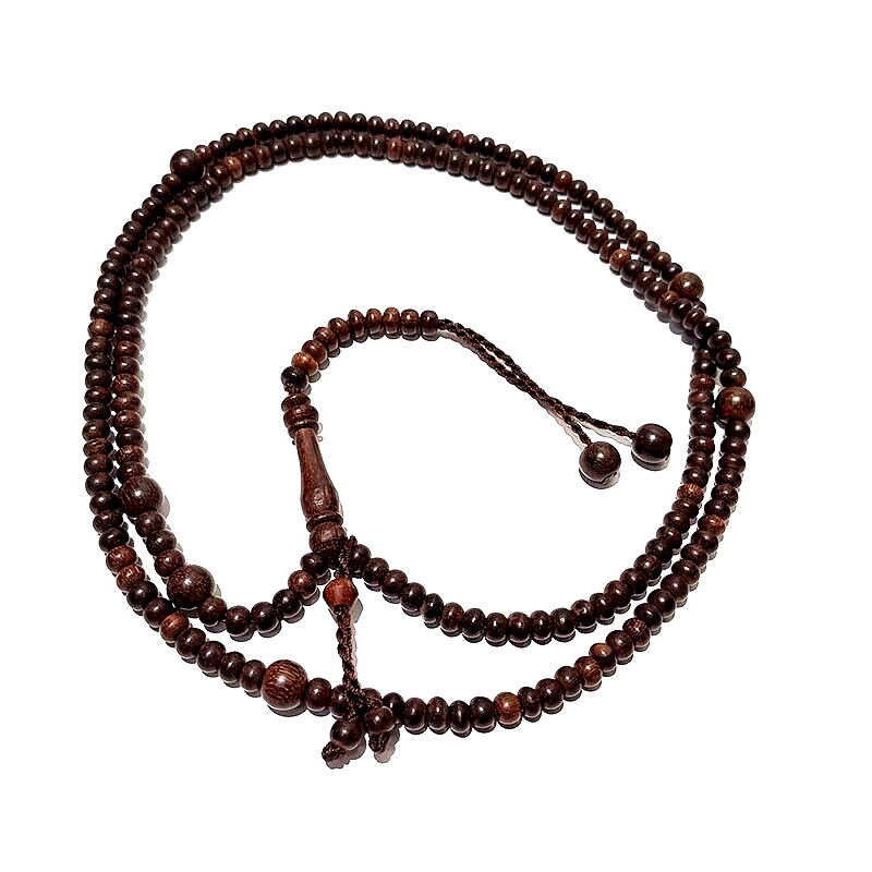 Heartwood Islamic Muslem At Tijani Prayer Tasbeh Tamarind Wood