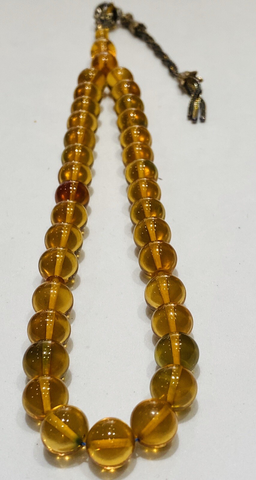 Fire Amber Misbaha Tasbih Faturan Prayer Beads Rosary