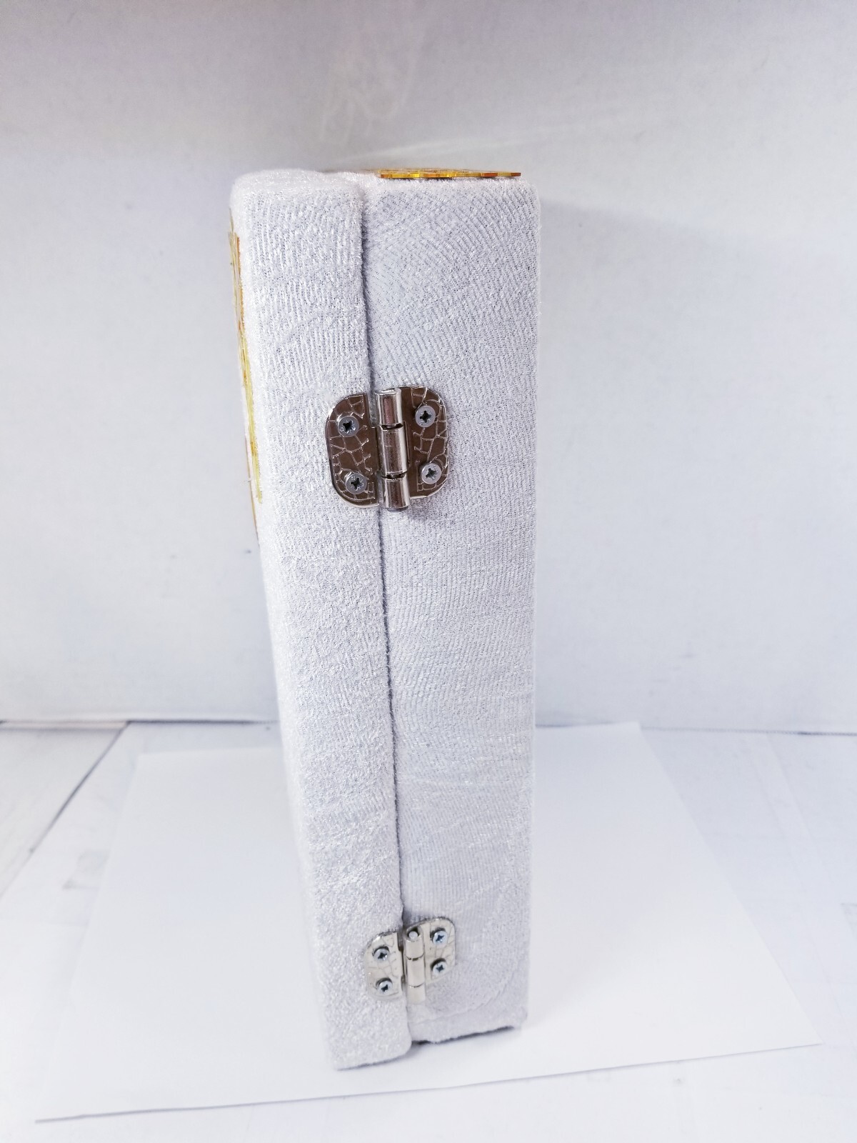 Velvet Covered Decorative Box With Velvet Covered Quran Book in Arabic