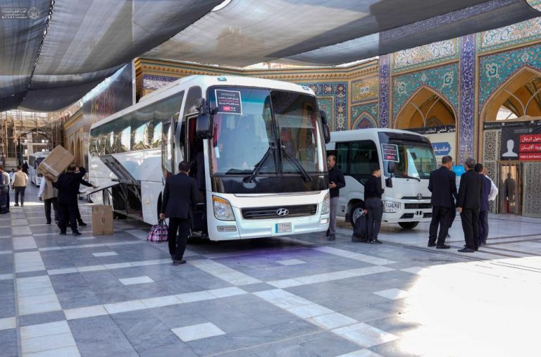 امام حسن عسکریؑ کے یومِ شہادت پر حرم مقدس امیرالمؤمنینؑ کی جانب سے موکبوں کے خدام کی پشتیبانی