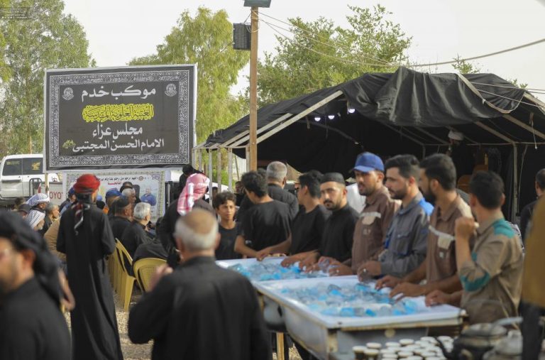 حرم مقدس امیرالمؤمنین علیہ‌السلام کی الرہیمہ میں امام حسن علیہ‌السلام کی شہادت کی مناسبت سے مجالسِ عزا کا انعقاد