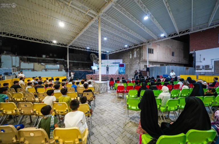 حرم مقدس امیرالمؤمنین علیہ‌السلام میں ہفتہ صادقینؑ کی مناسبت سے بچوں کے لیے ثقافتی مرکز المحسن کی سرگرمیوں کا آغاز