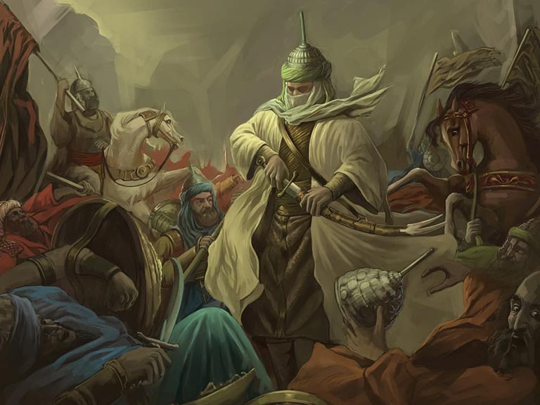 غزوہ حنین میں امیرالمؤمنین علیہ‌السلام کی رسولِ خدا صلی‌الله‌علیه‌وآله کی حفاظت