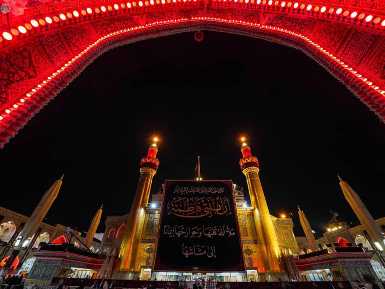  حرم مقدس امیرالمؤمنین علیہ‌السلام میں سوگ کی فضا